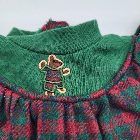 VTG Small Small World Beatrice Collection Plaid Holiday Dress for 18 Inch Doll - Picture 2 of 7